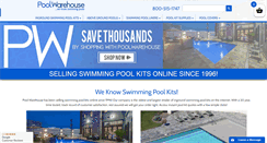 Desktop Screenshot of poolwarehouse.com